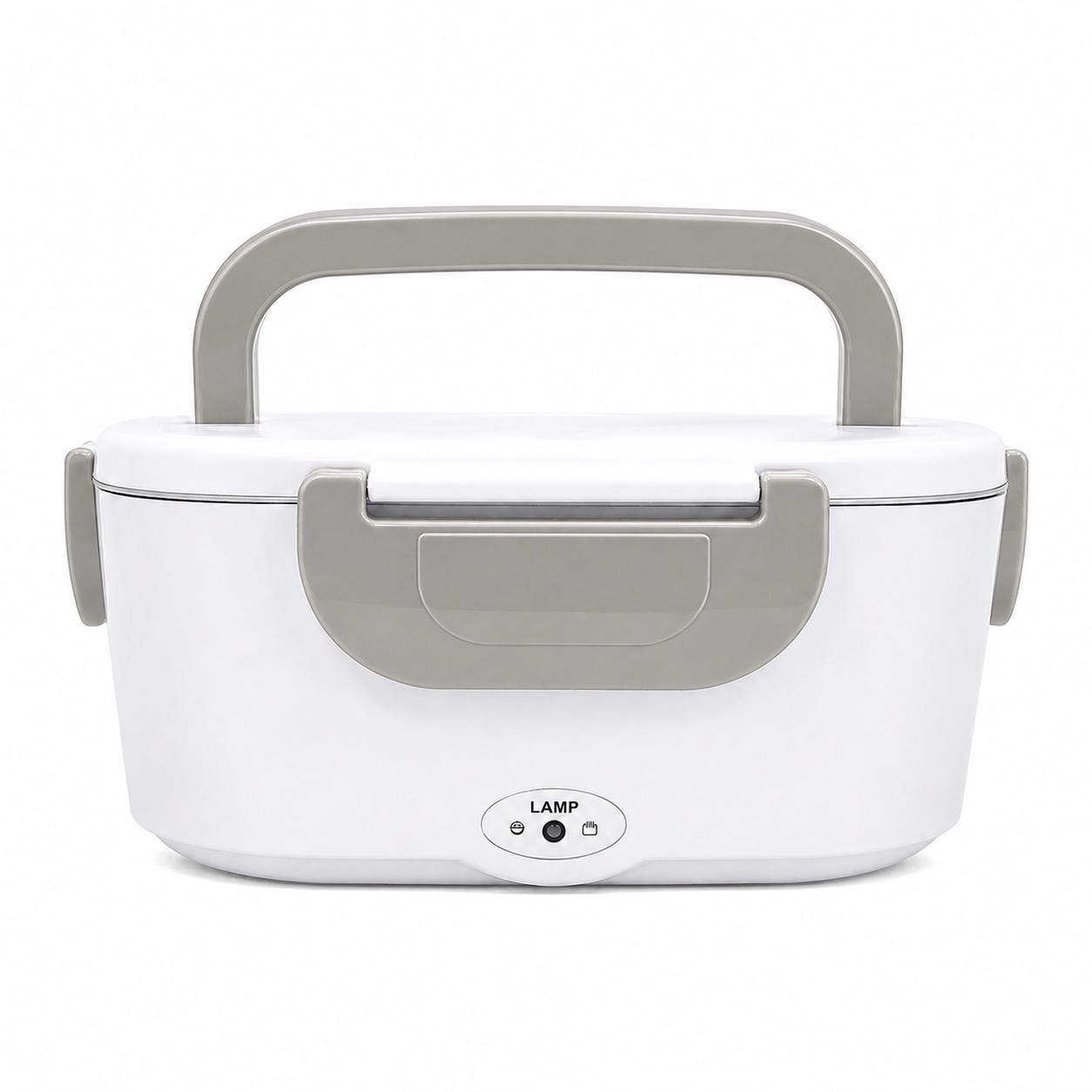 Electric Stainless Lunch Box Warmer — Nickel Silver