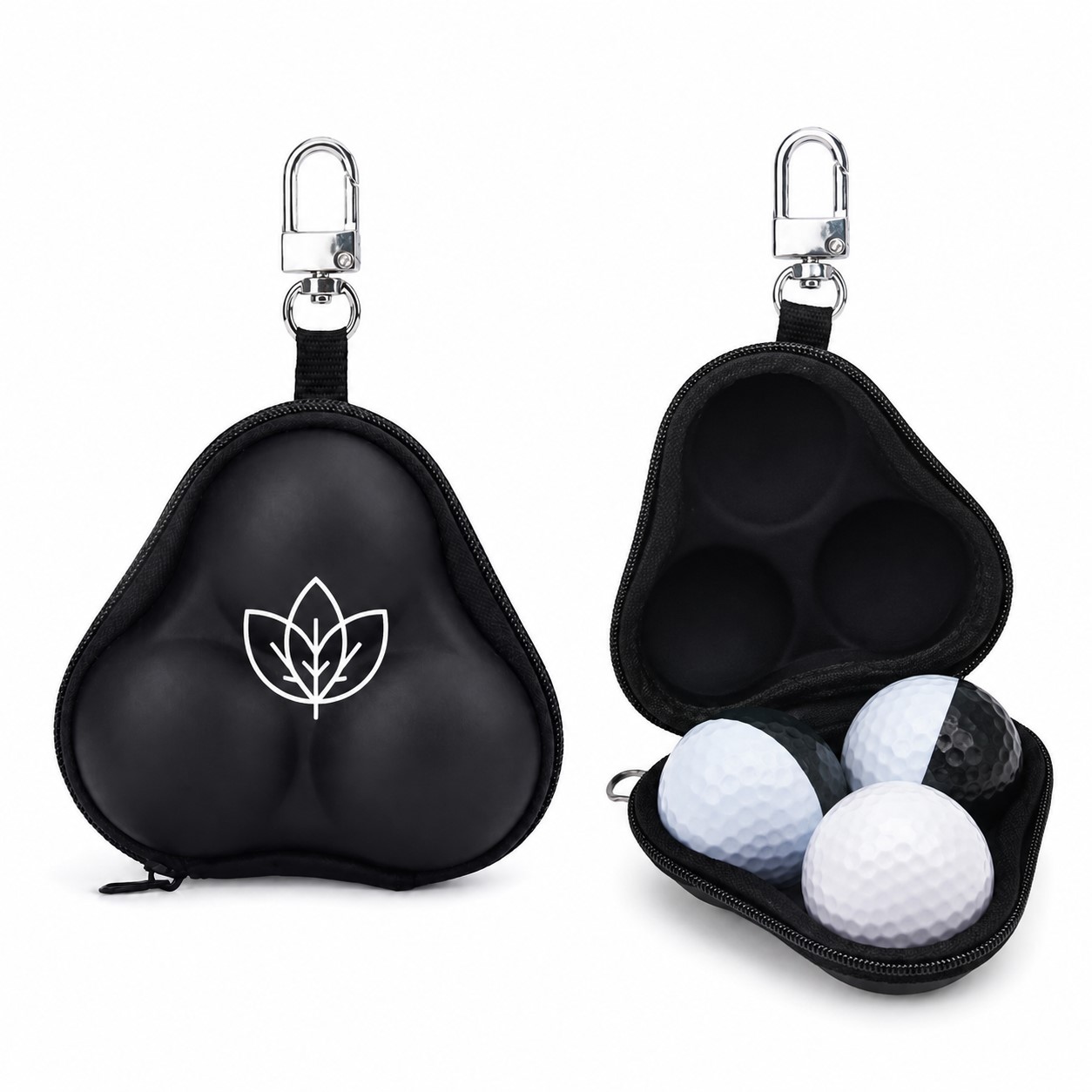 Protective EVA Golf Ball Pouch With Clip