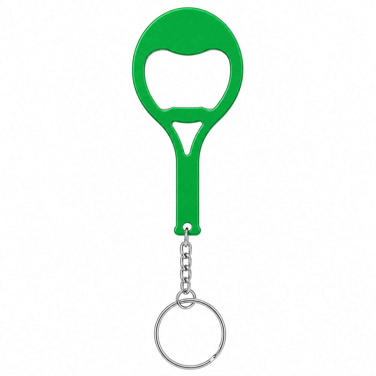 Tennis Racket Aluminum Bottle Opener Keychain — view 2