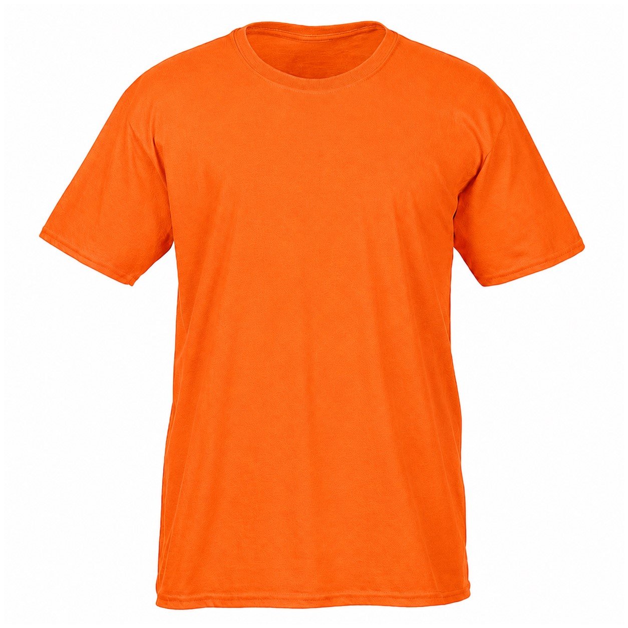 Soft Ringspun Cotton Crewneck Tee — Orange