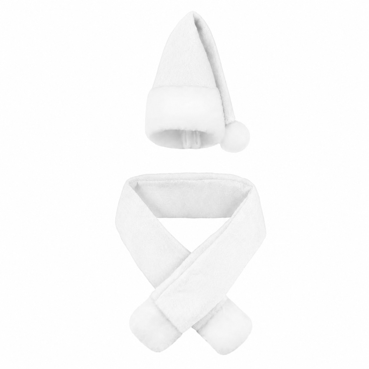Santa Wine Bottle Hat Scarf — view 4