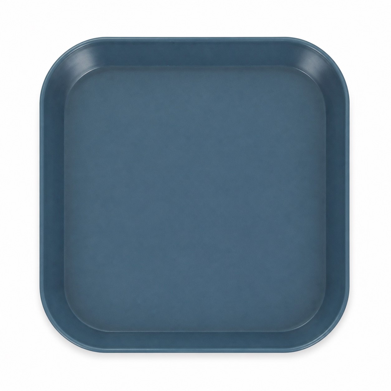 Square Wheat Straw Serving Plate — view 2