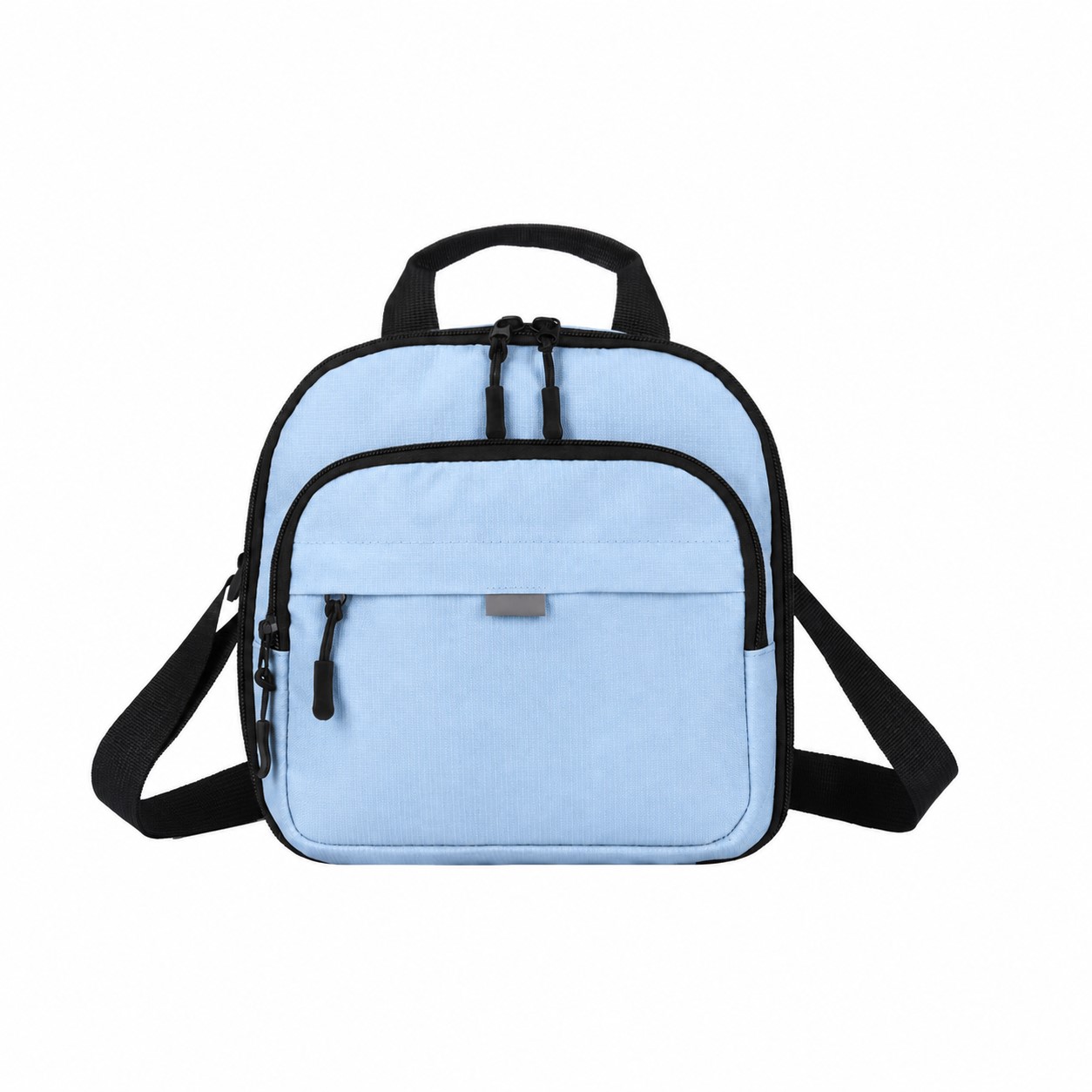 RPET Non-Woven Reinforced Handles Lunch Cooler — Light Blue