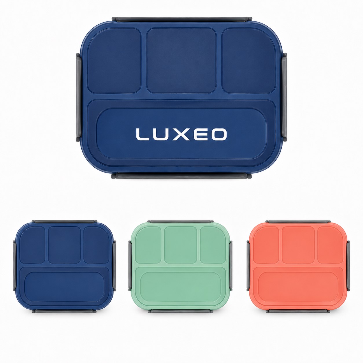 Four Compartment Polypropylene Bento Lunch Box