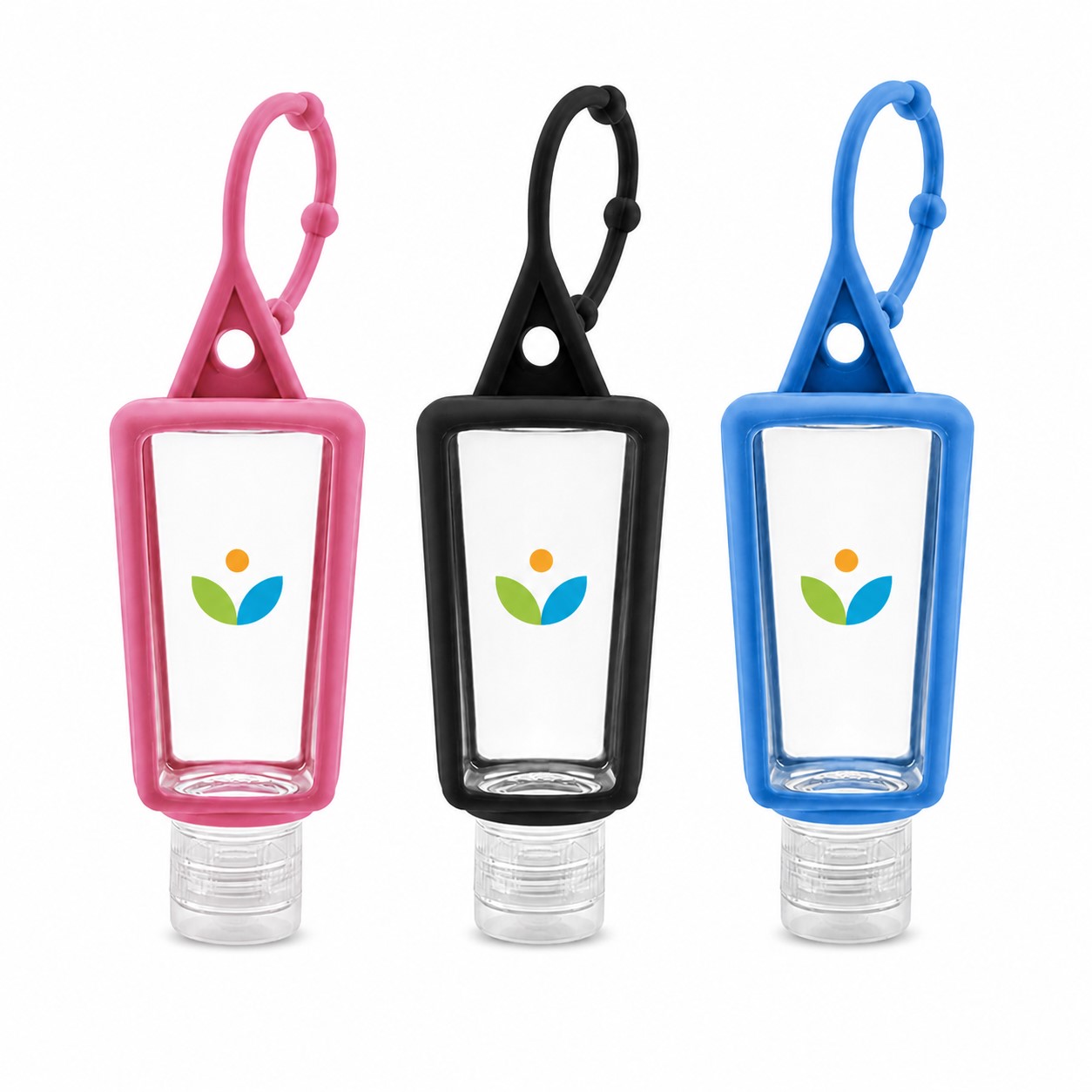 Silicone Hand Sanitizer Bottle With Loop
