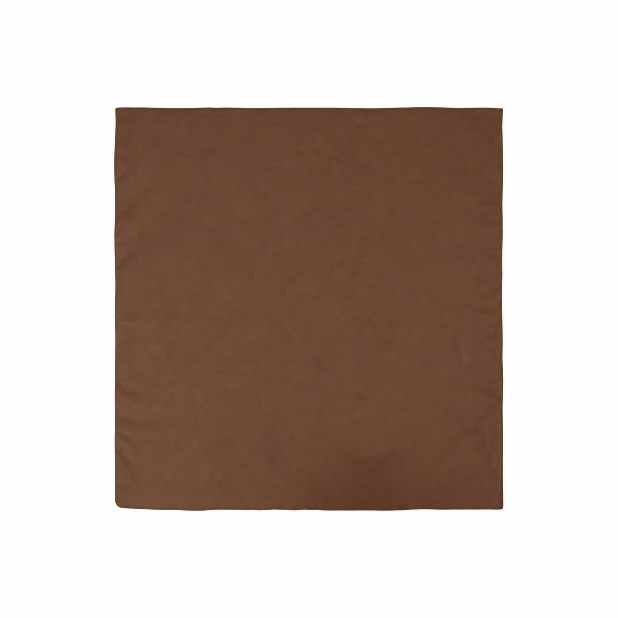 Cotton Square Bandanna — Brown