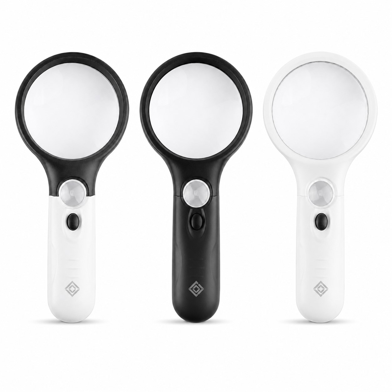 Dual Lens LED Handheld Magnifying Light