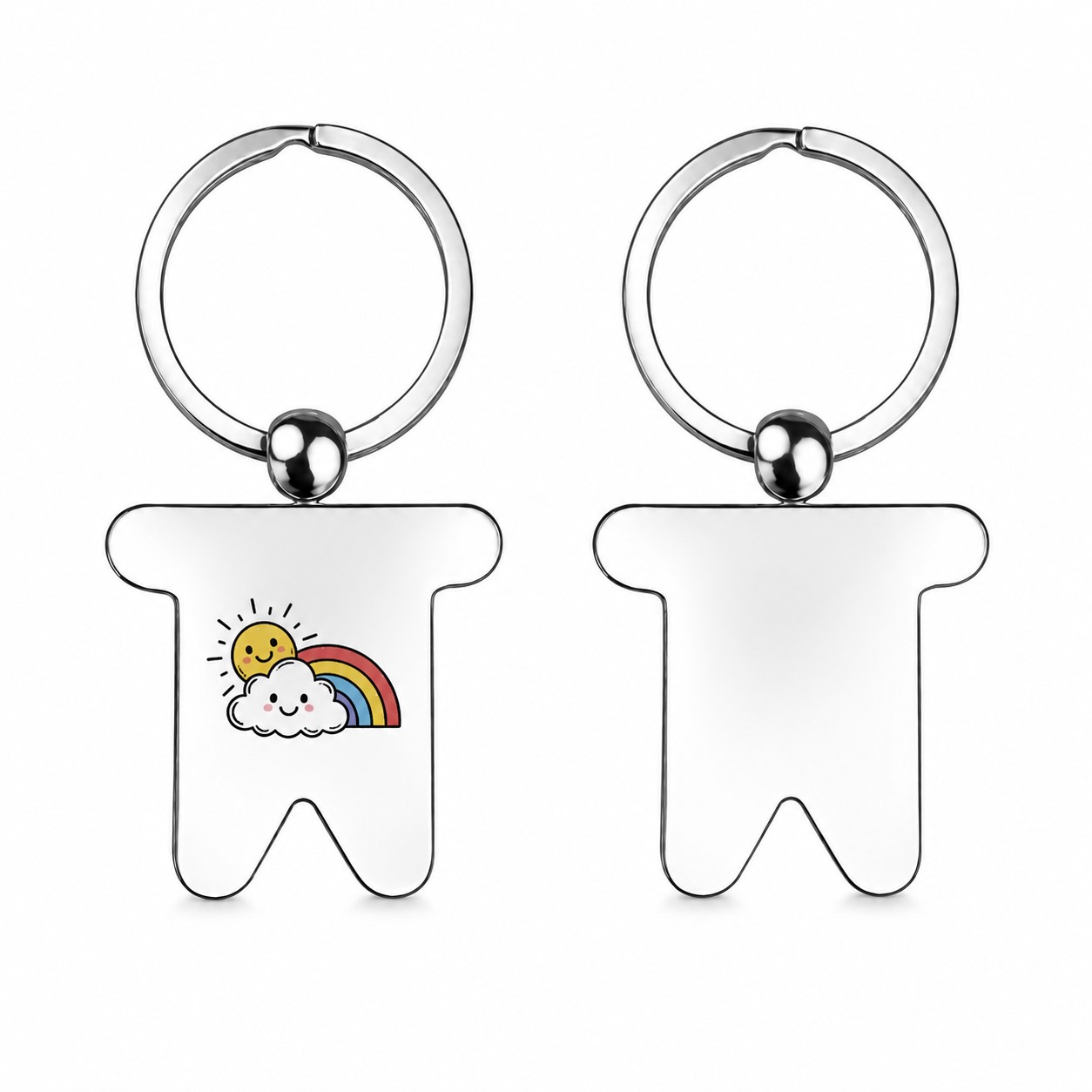 Human Figure Zinc Alloy Key Fob