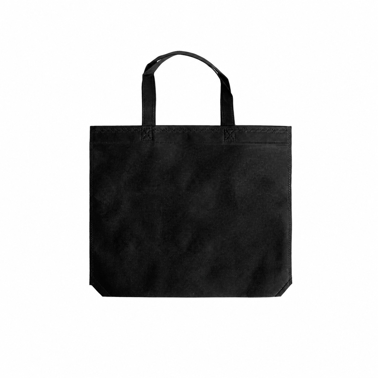 Smooth Surface Tote Bag — Black