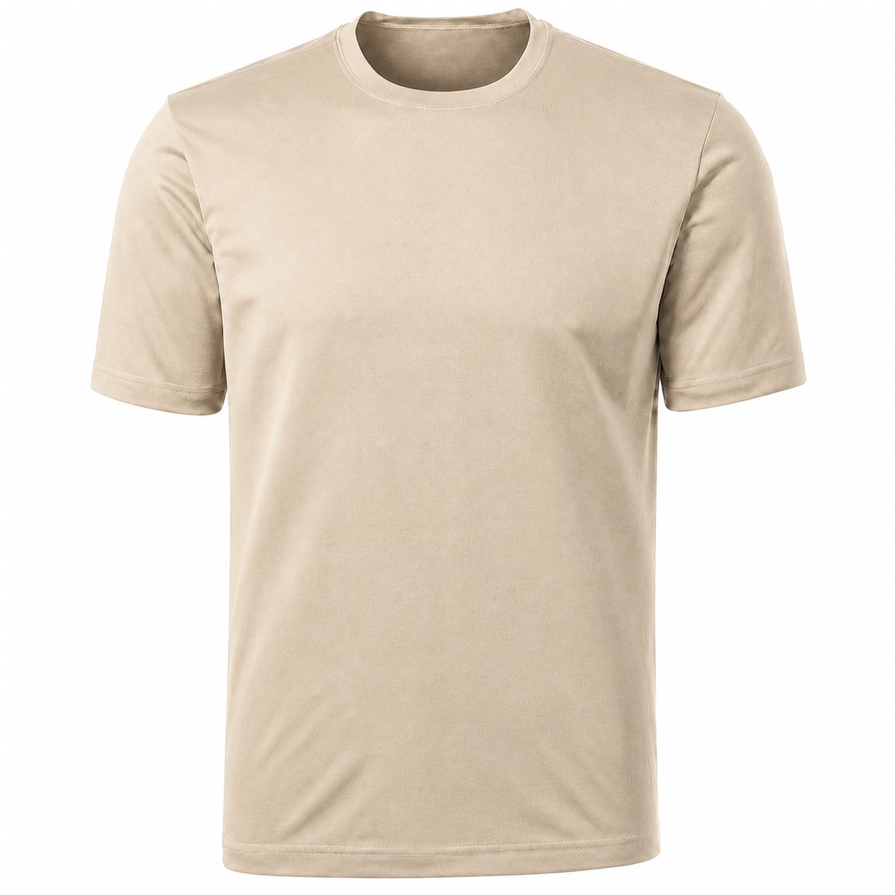 Men's Lightweight Polyester Athletic T-Shirt — Beige