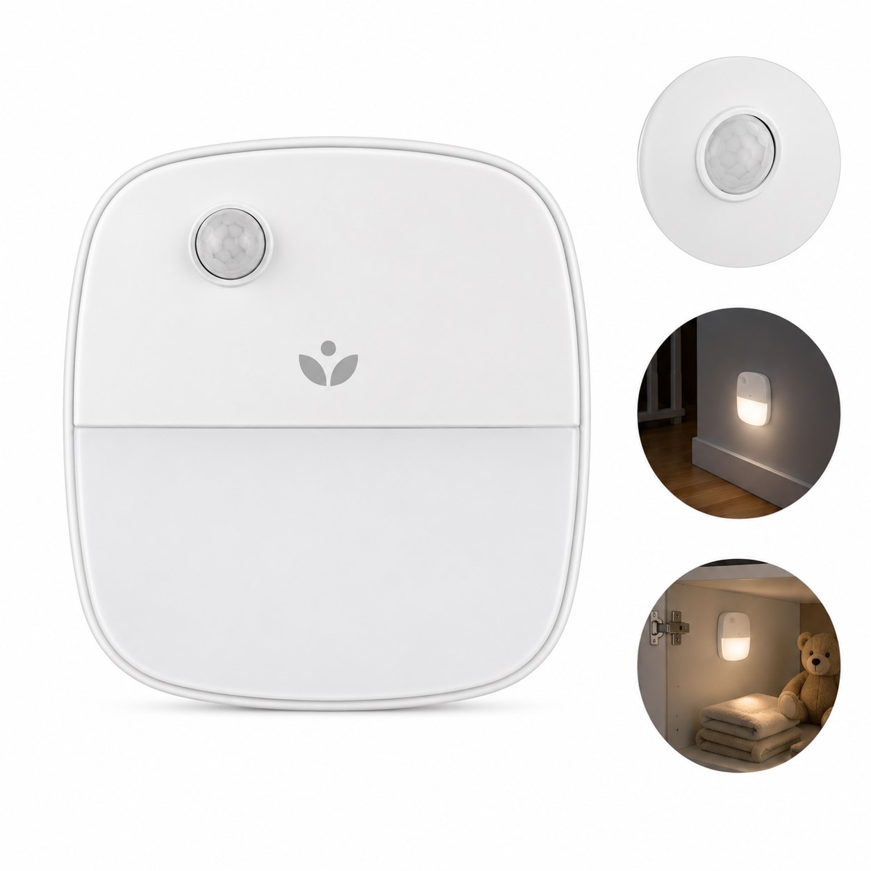 Compact ABS PIR Motion Sensor Night Light