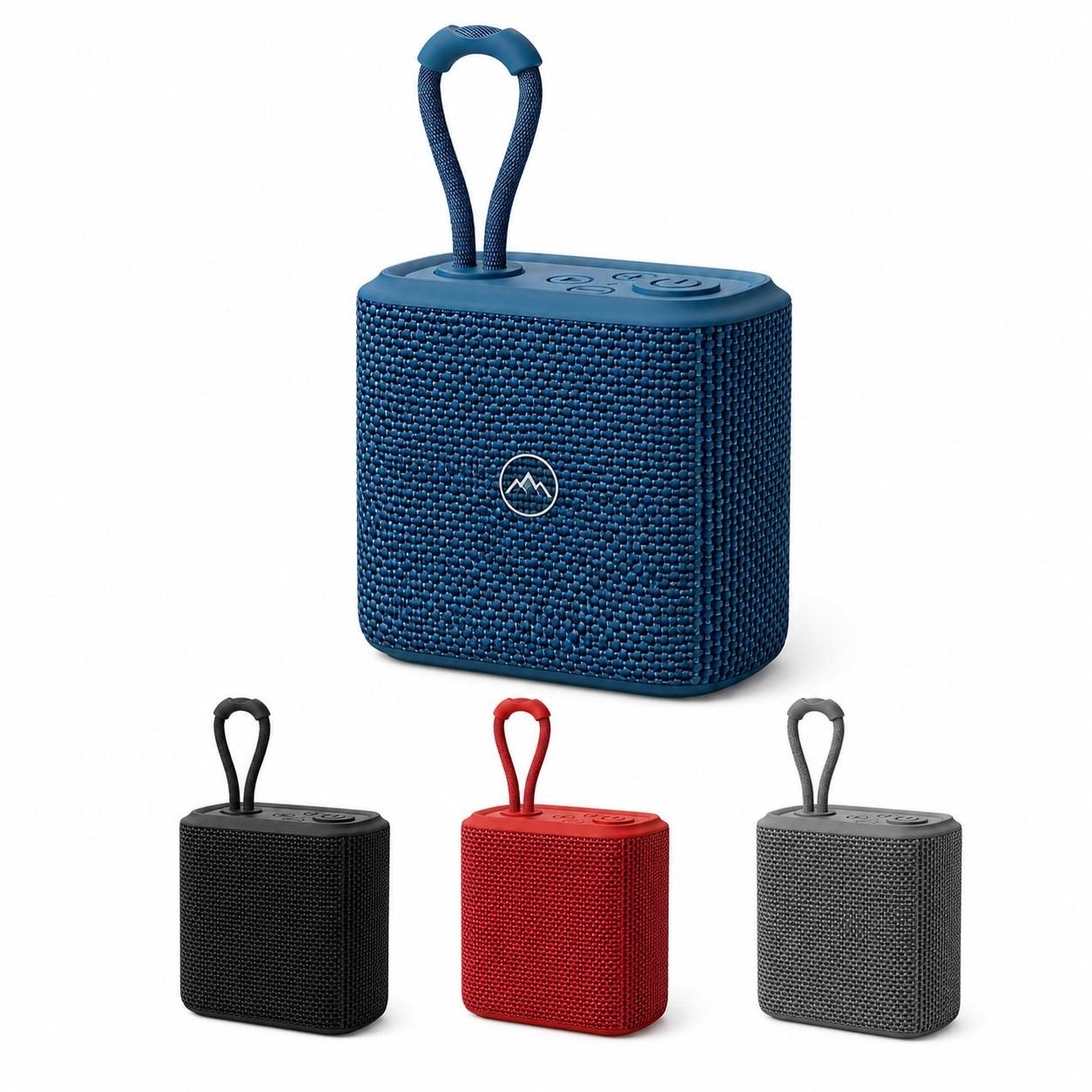 Mini Fabric Wireless Speaker With Carry Loop