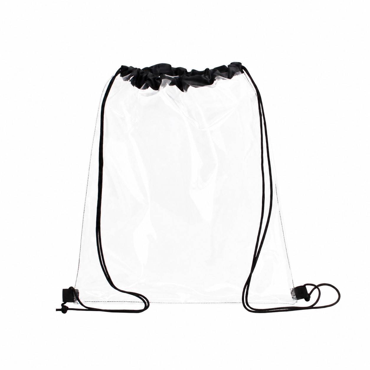 PVC Drawstring Bag — White