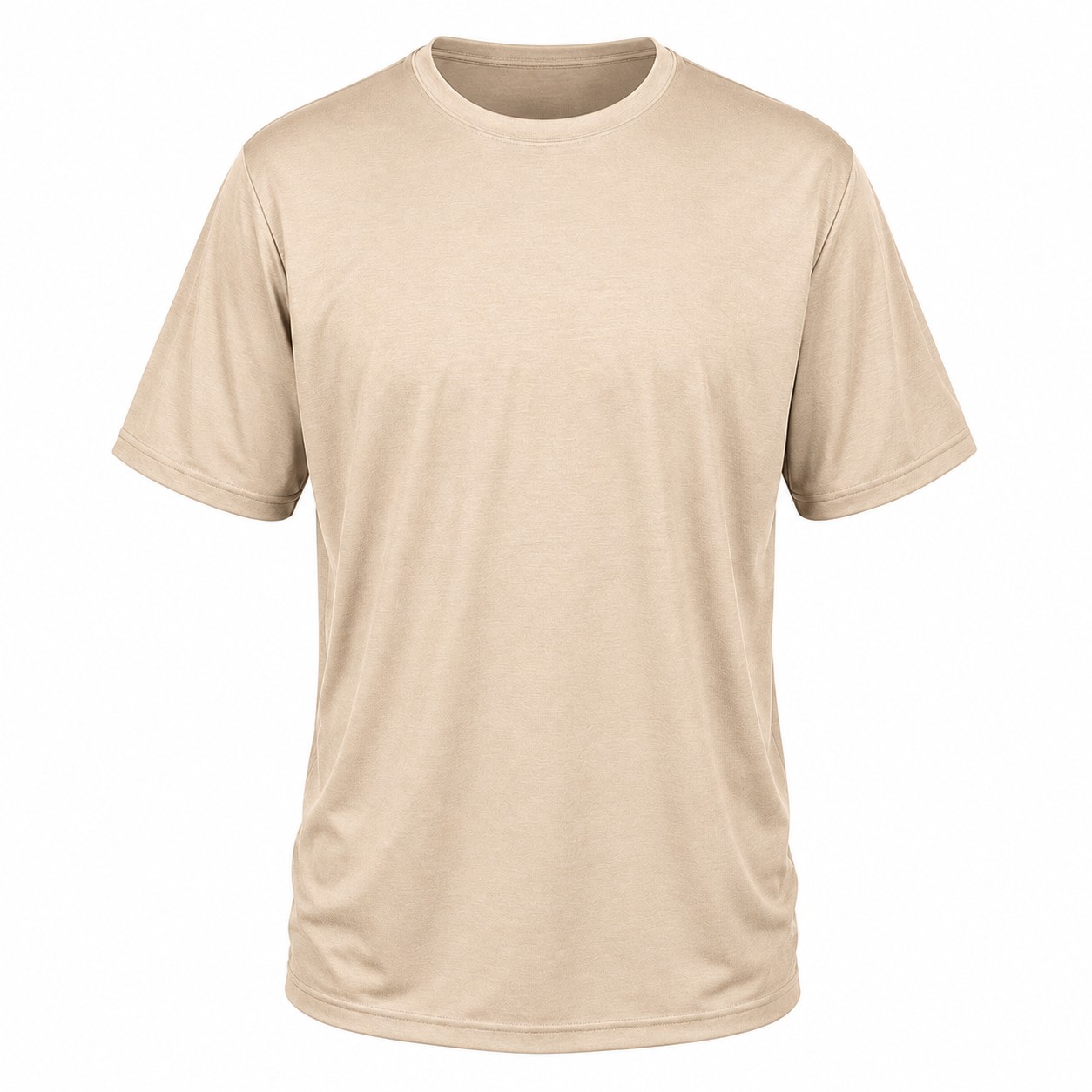 Quarter Zip Fleece Sweatshirt — Beige