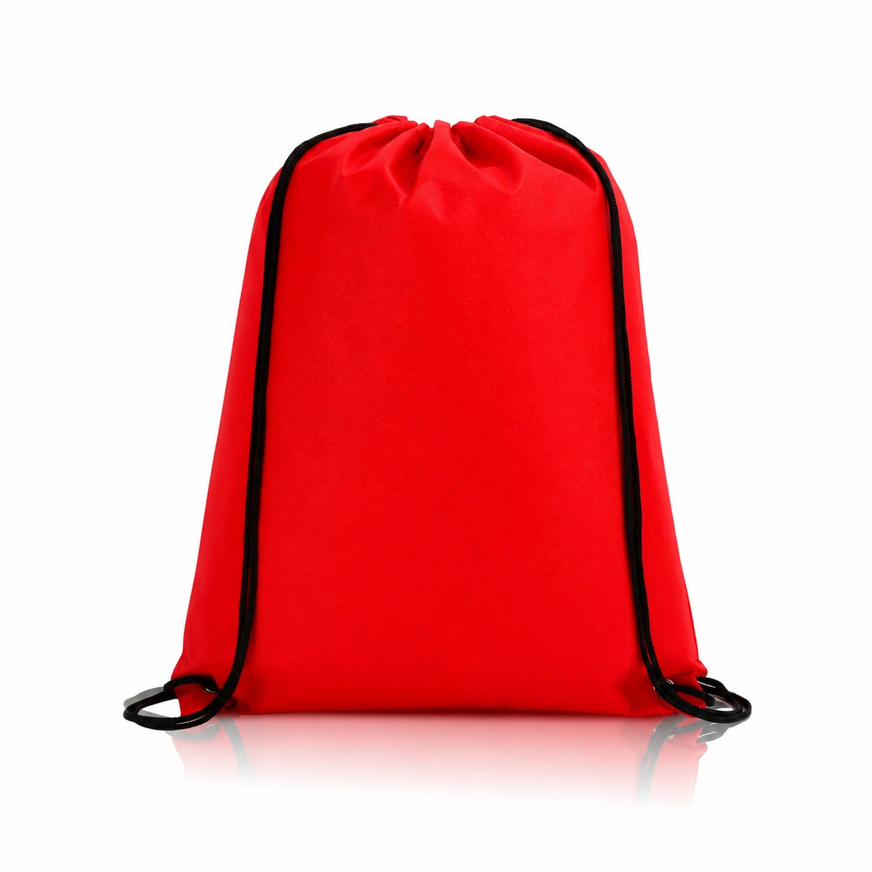 80GSM Non-Woven Drawstring Bag — Red