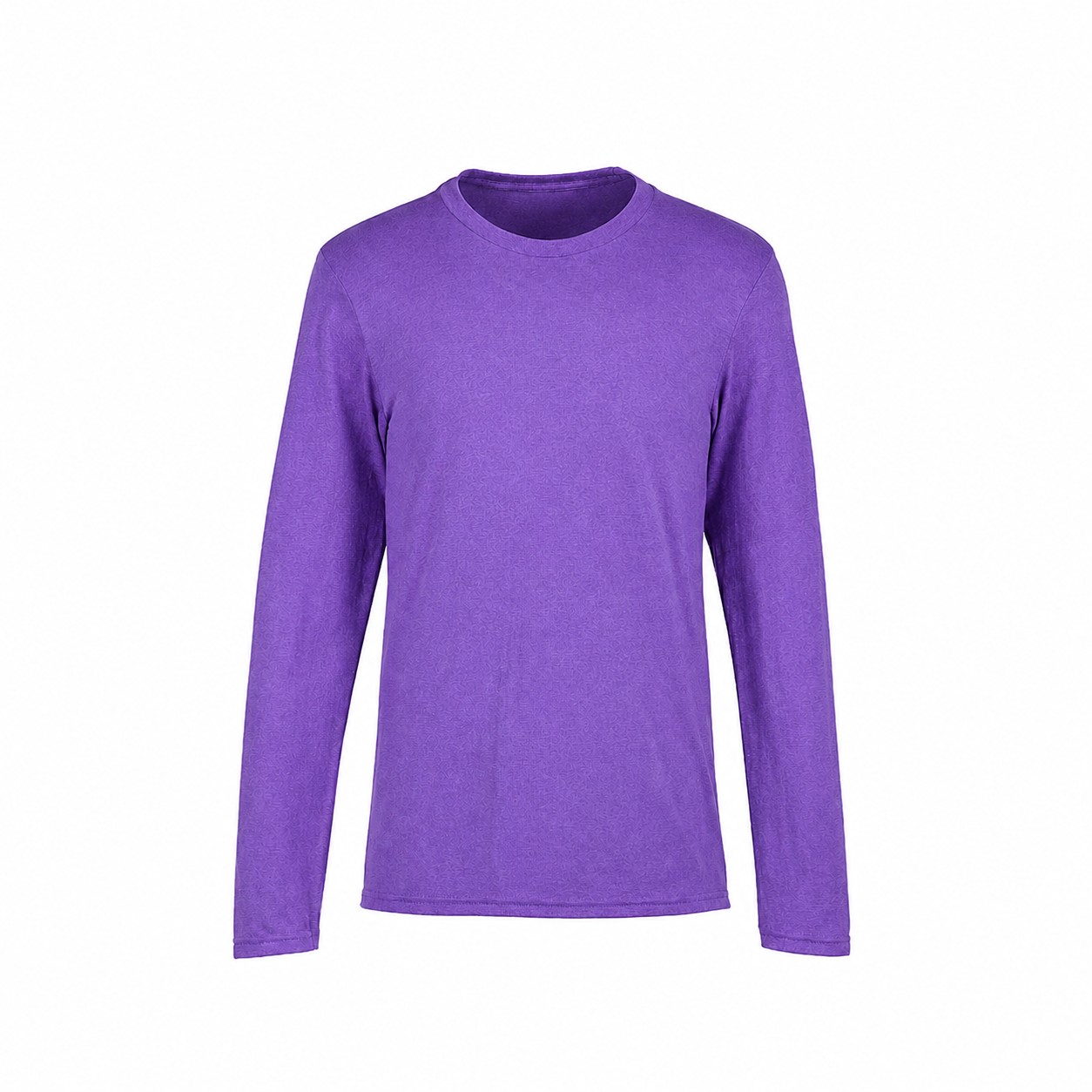 Tri Blend Long Sleeve T Shirt — Purple