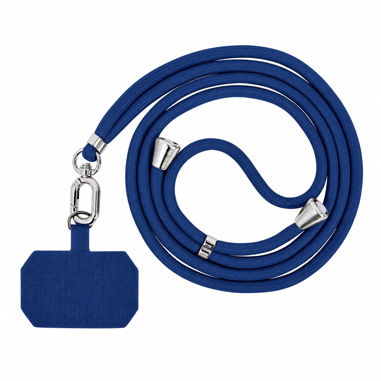 Adjustable Phone Lanyard Tether — Denim Blue