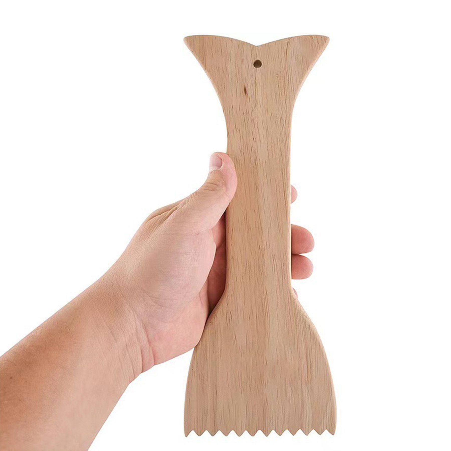Wooden BBQ Spatula With Hanging Loop — view 2