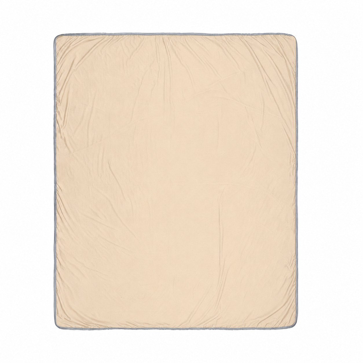 Dual Sided Polyester Cooling Blanket — Beige
