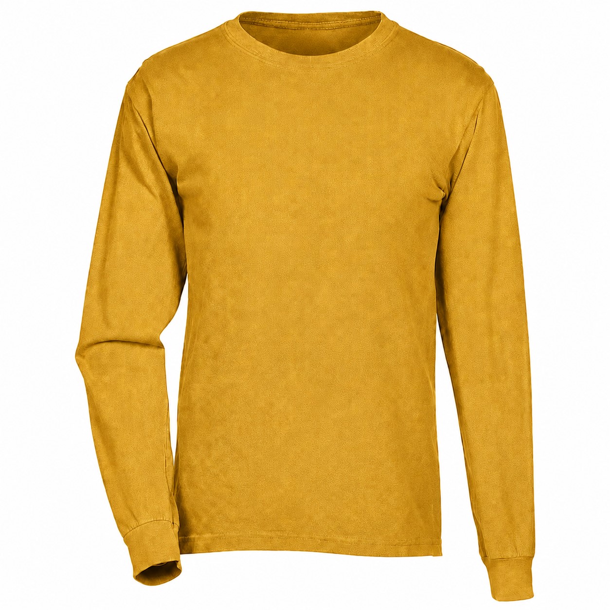 Ringspun Cotton Long Sleeve Tee — Gold