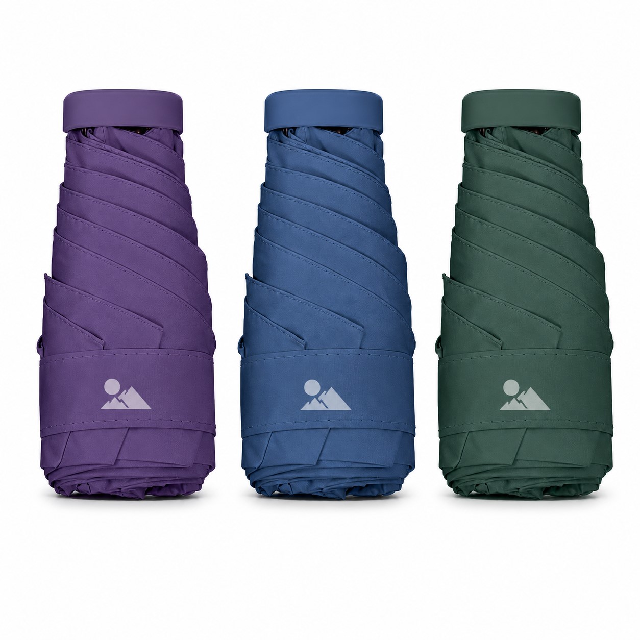 Compact Five Fold Umbrella With Storage Box