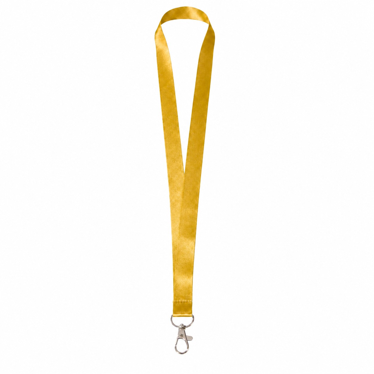 Recycled RPET Badge Lanyard — Gold