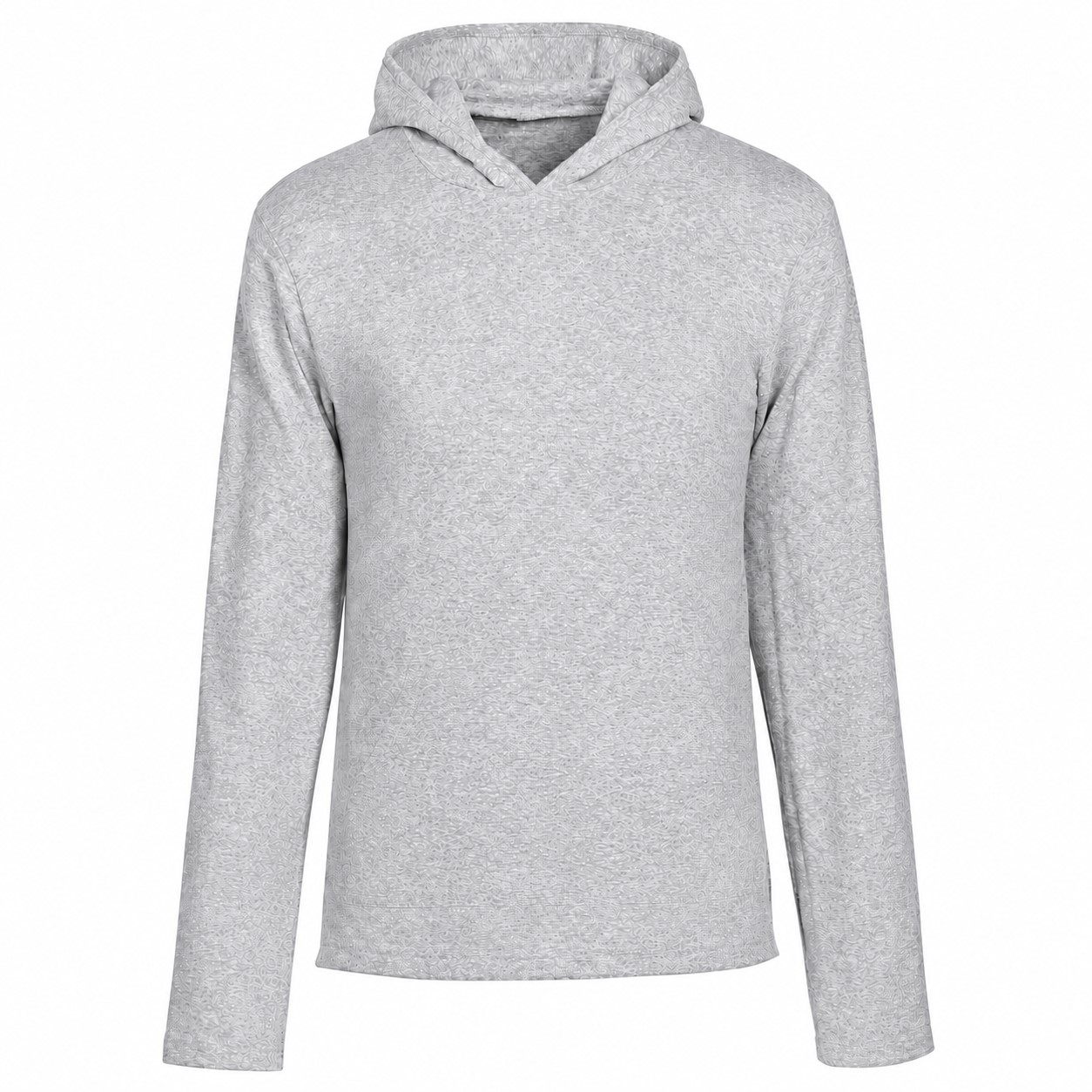 Lightweight Tri Blend Jersey Hoodie — Silver