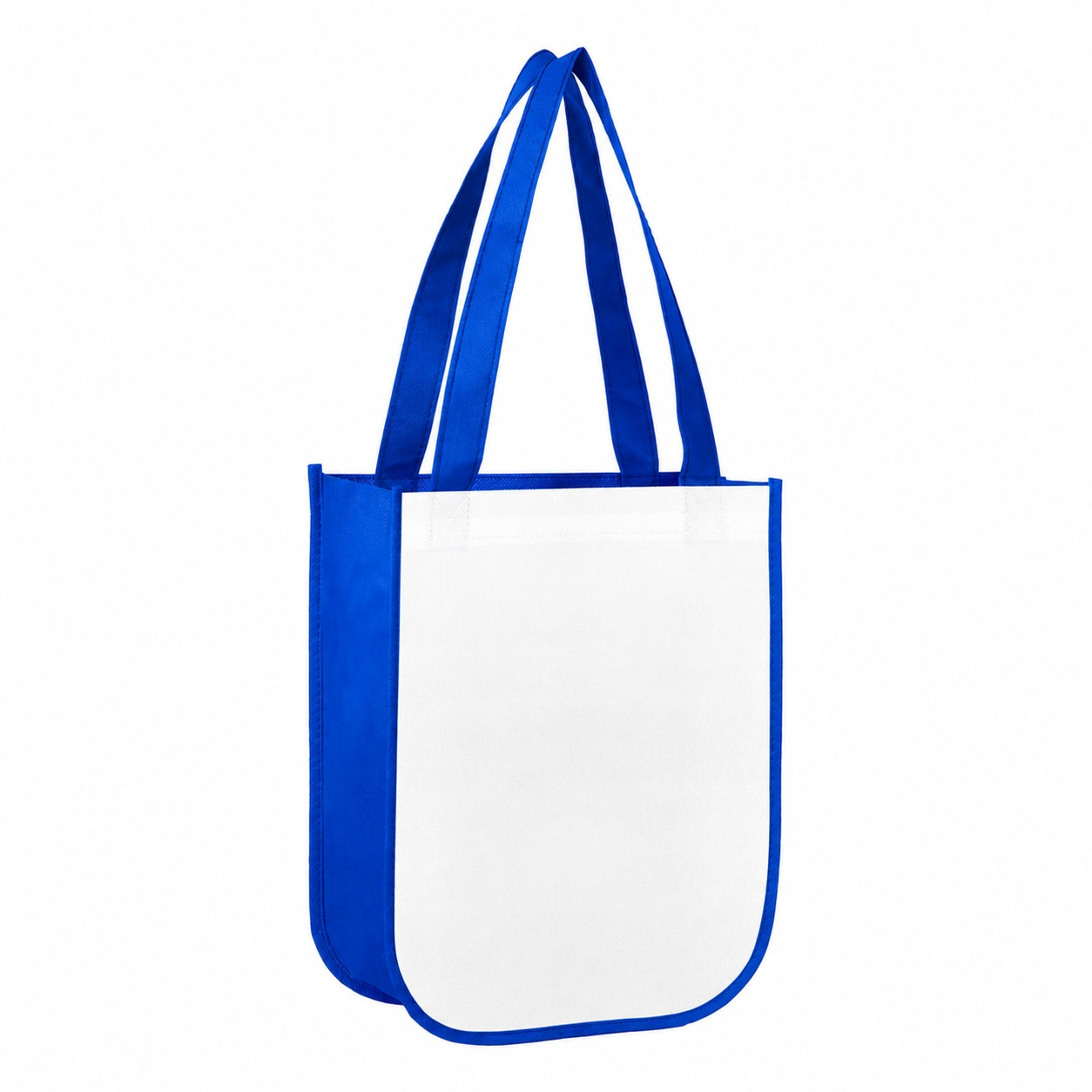 Structured Bottom Carry Bag — Royal Blue