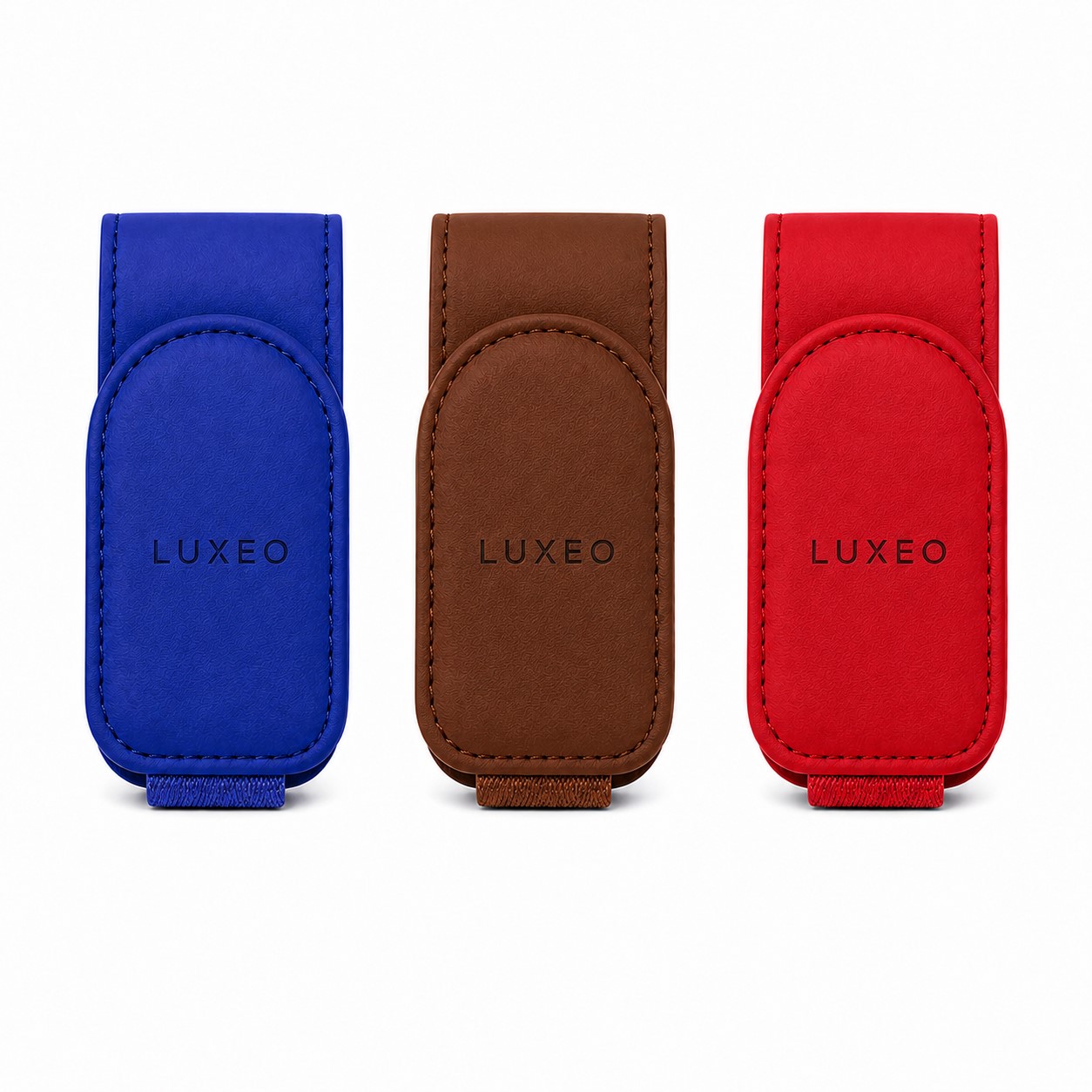 Leather Magnetic Sunglasses Visor Clip
