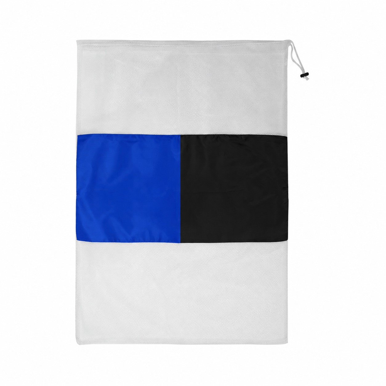 210D Polyester Mesh Laundry Bag — Royal Blue/Black