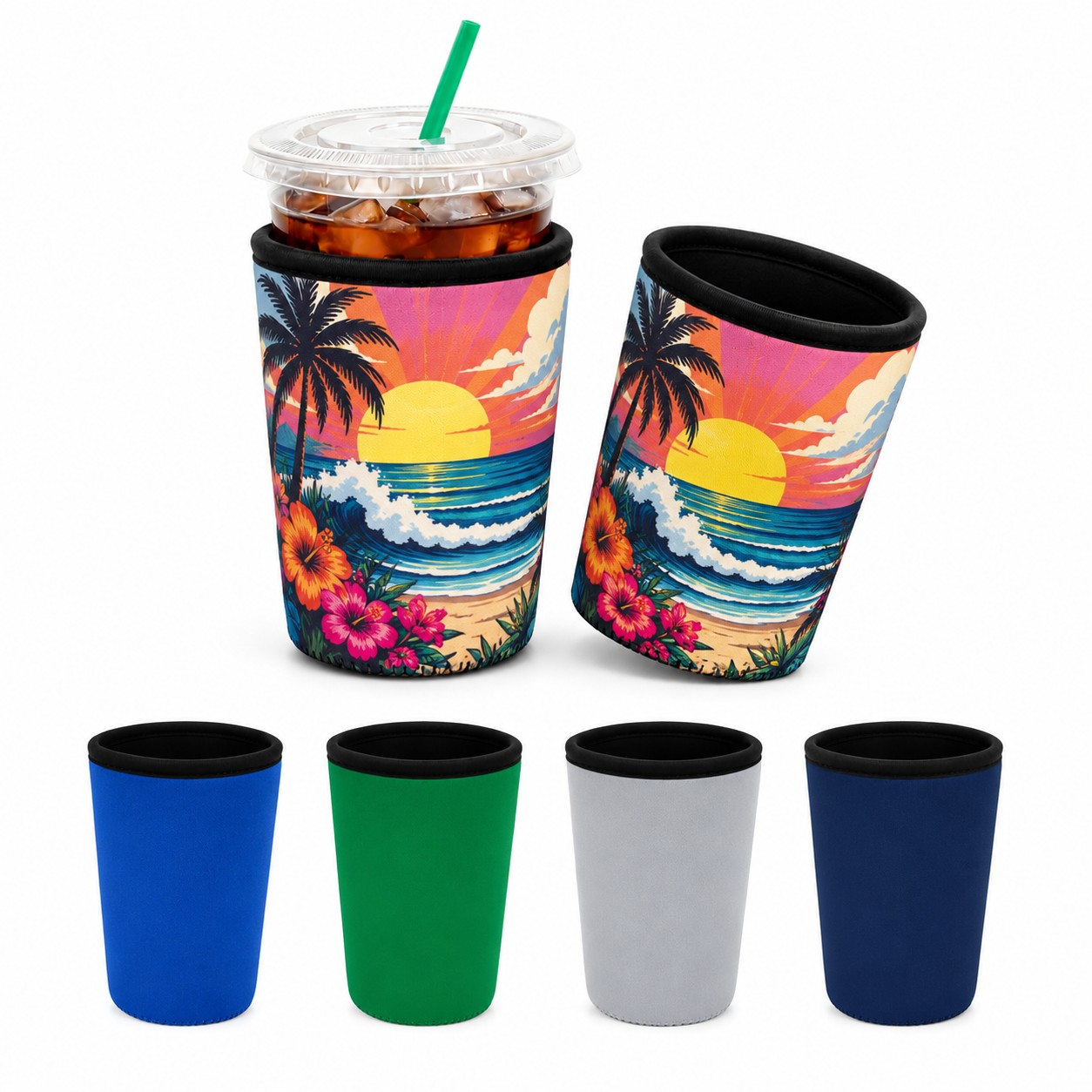 Synthetic Rubber Iced Coffee Cup Sleeve