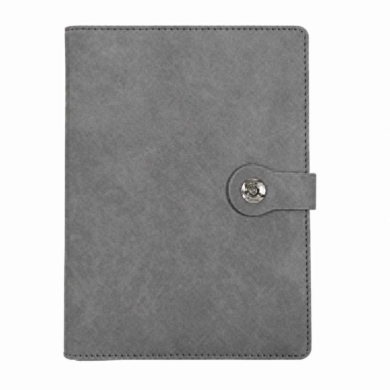Snap Tab A5 PU Notebook Folio — Gray