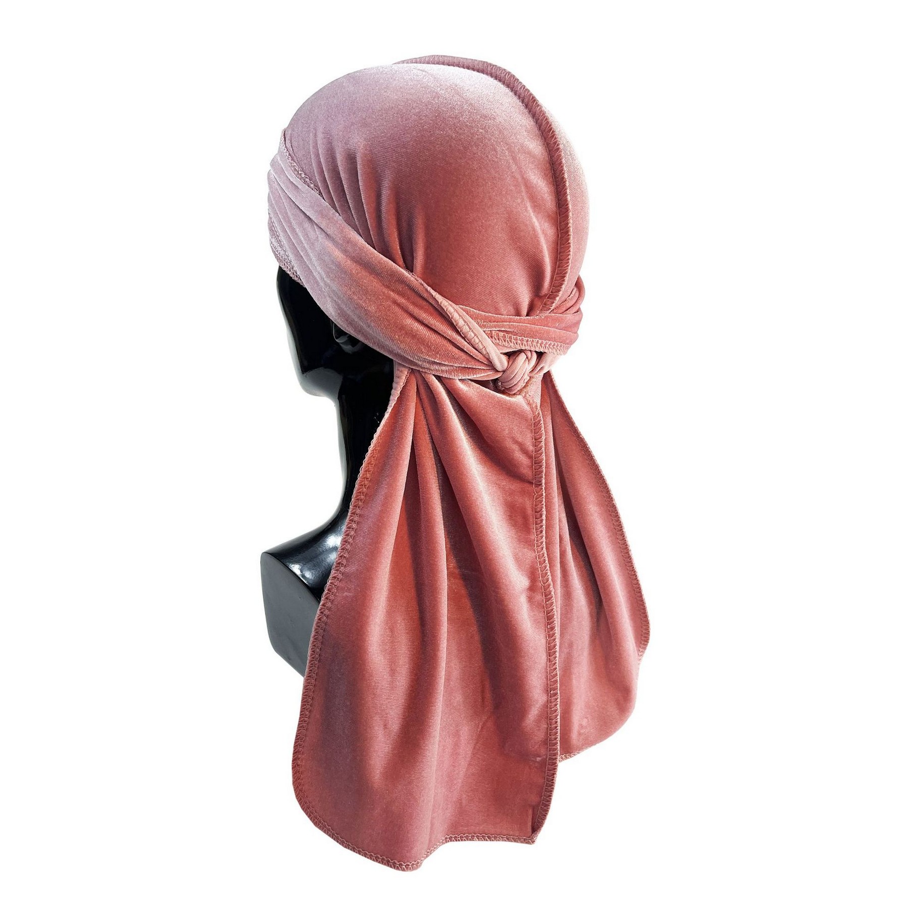 Velvet Long Tail Durag Headwrap — view 2