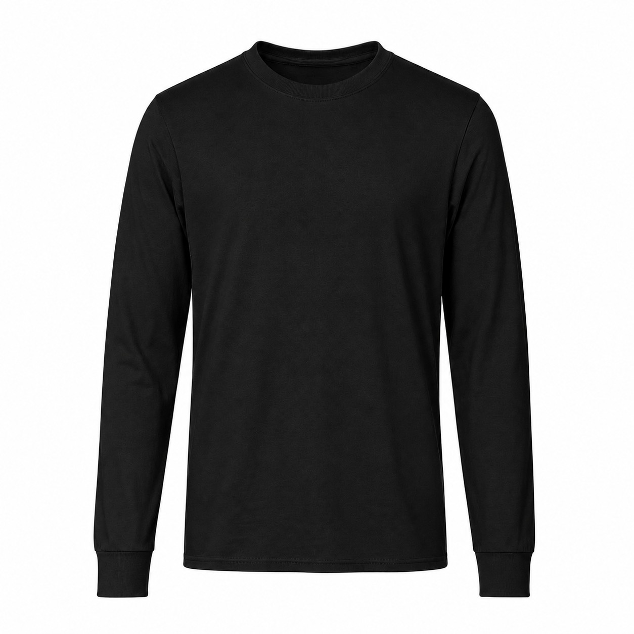 Blend Long Sleeve Crewneck Shirt — Black