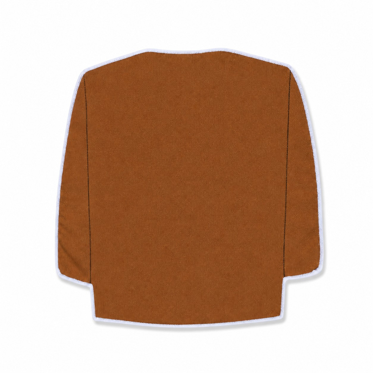 Jersey Shaped Microfiber Rally Towel — Copper Brown