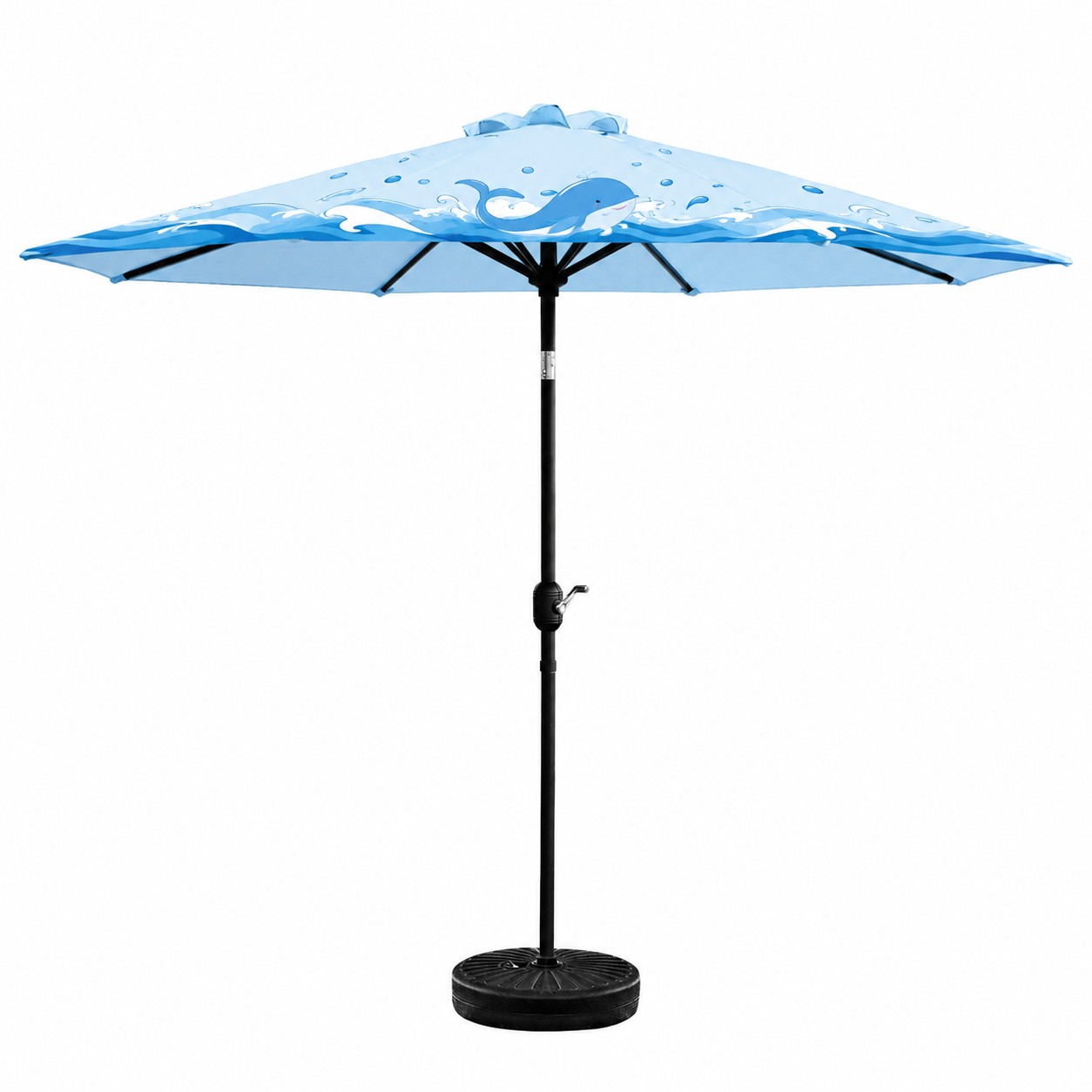 9-Foot Crank Tilt Patio Umbrella