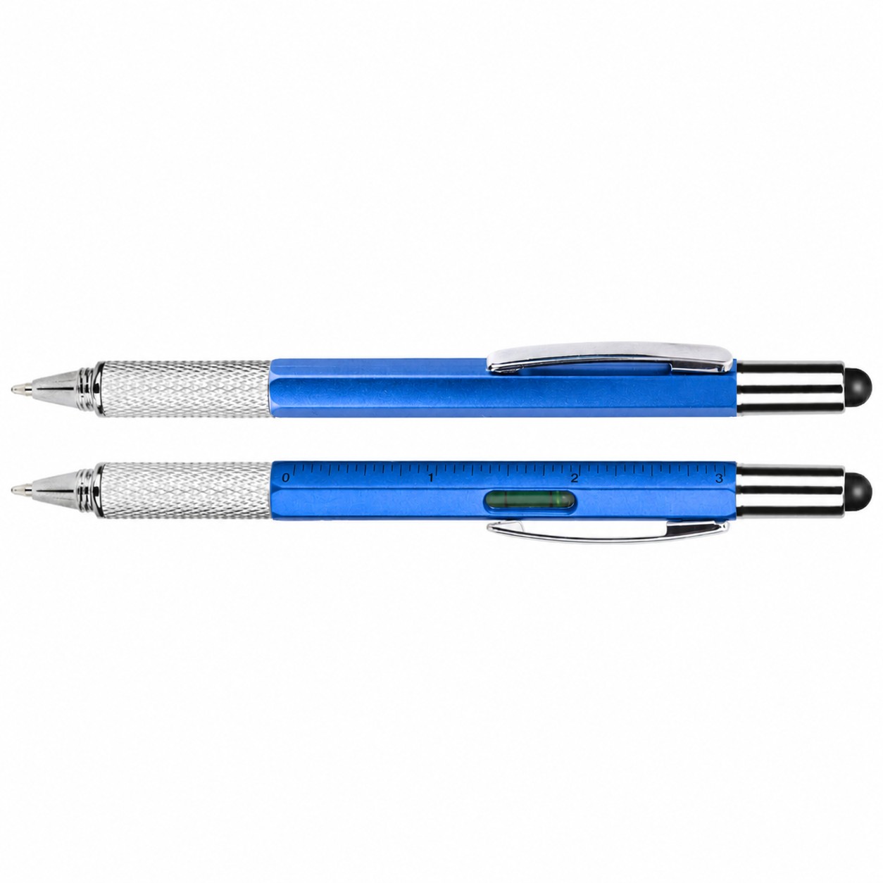 Ruler Stylus ABS Tool Pen — Blue