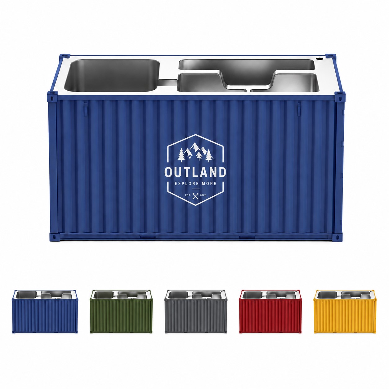 Multi Compartment Plastic Desktop Organizer