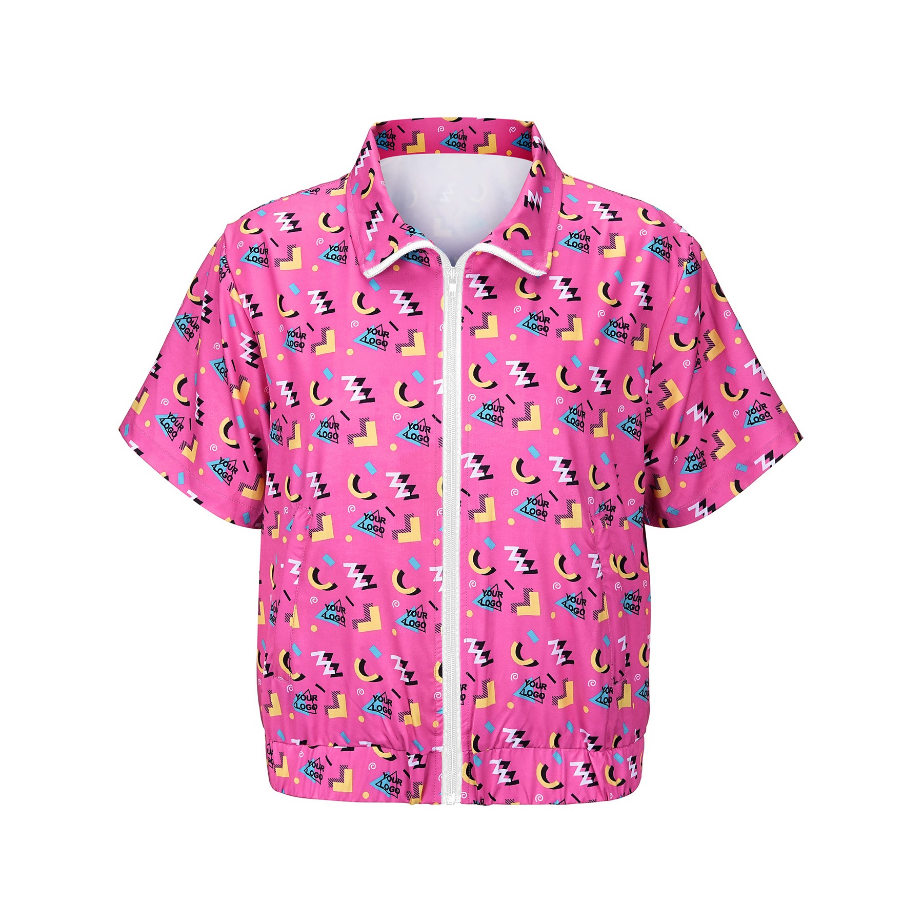 Retro Short Sleeve Zip Jacket — view 2