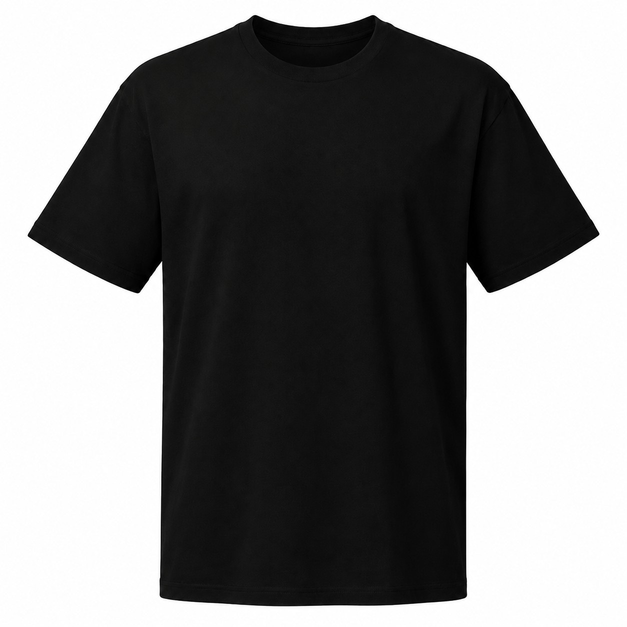 Men's Colorblock Polyester Quarter-Zip Pullover — Black