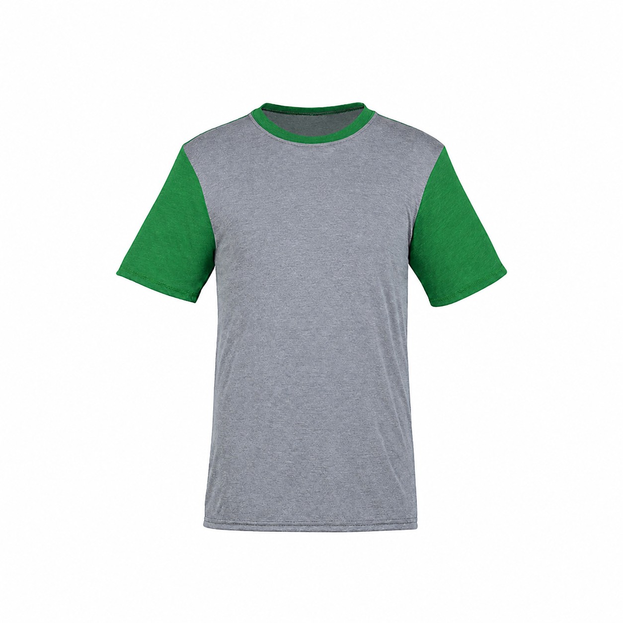 Tri Blend Contrast Ringer Tee — Green