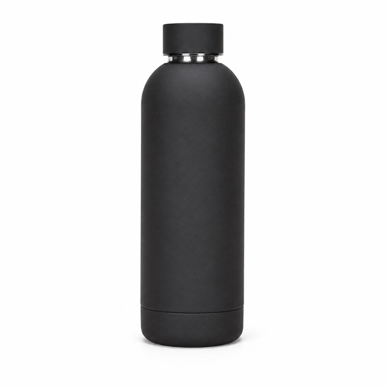 Rubber Coated 16 Oz Vacuum Water Bottle — view 2