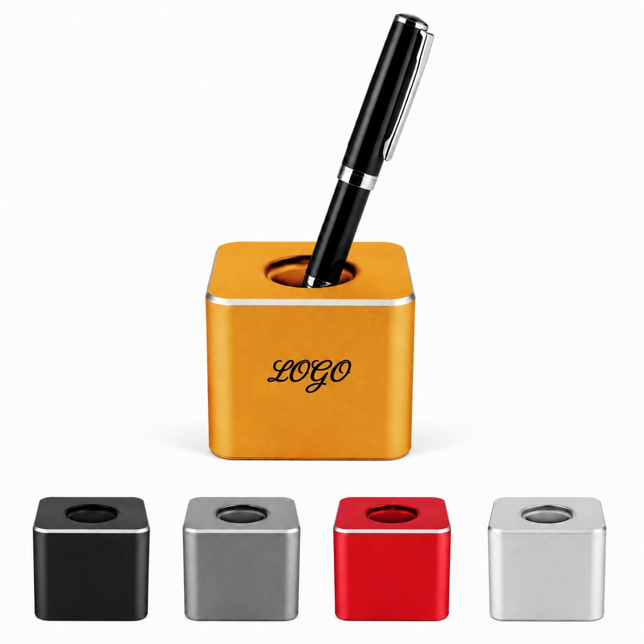 Compact Aluminum Single Pen Holder