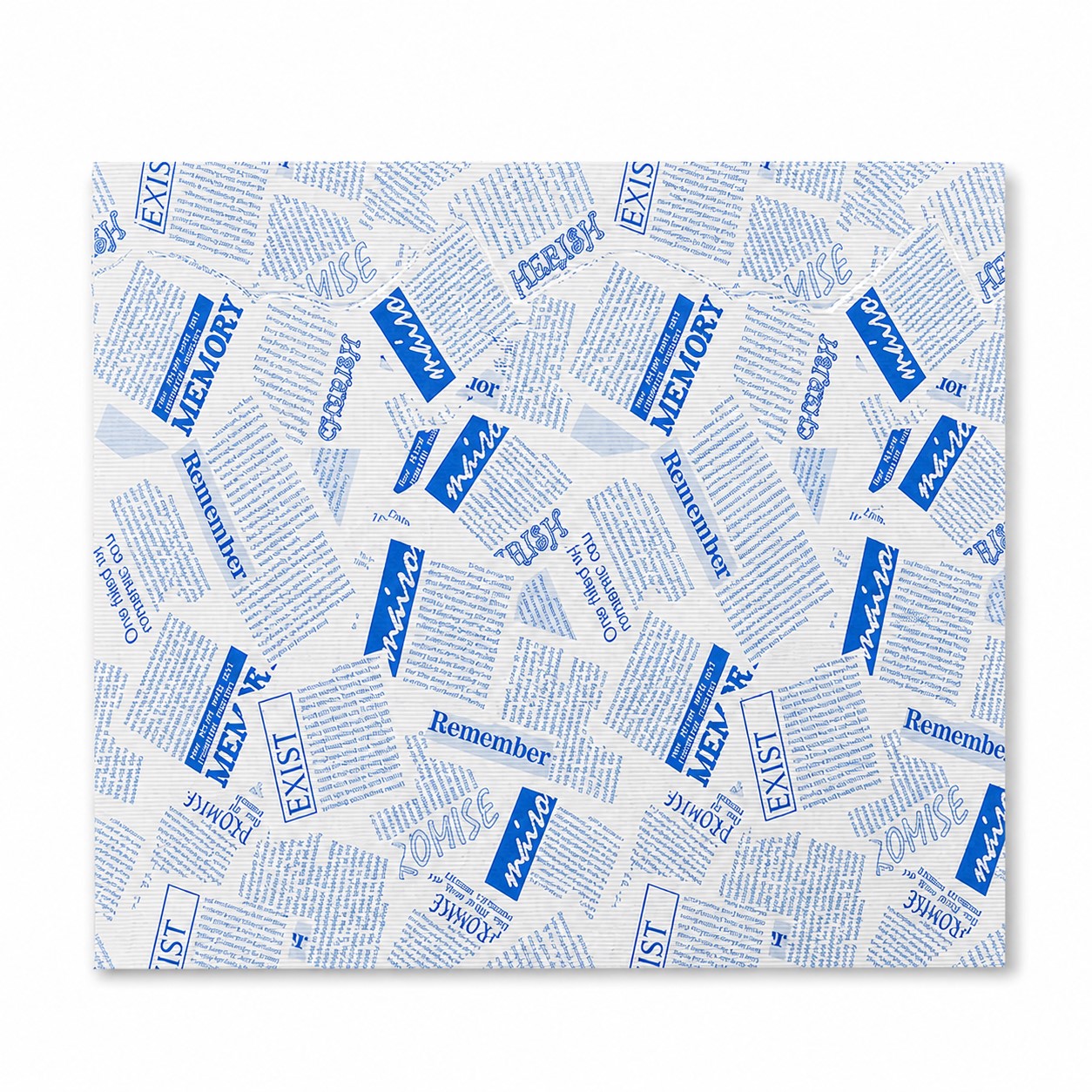 Square Deli Wax Paper Sheets — Blue