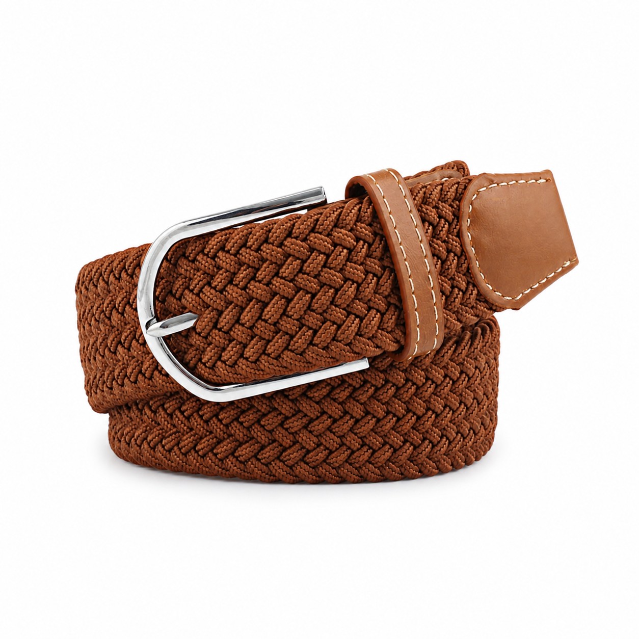Reversible Elastic Woven Golf Belt — view 2