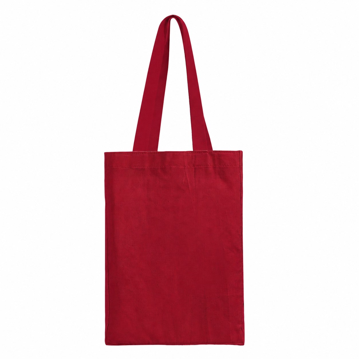 Cotton Tote Bag — Dark Red