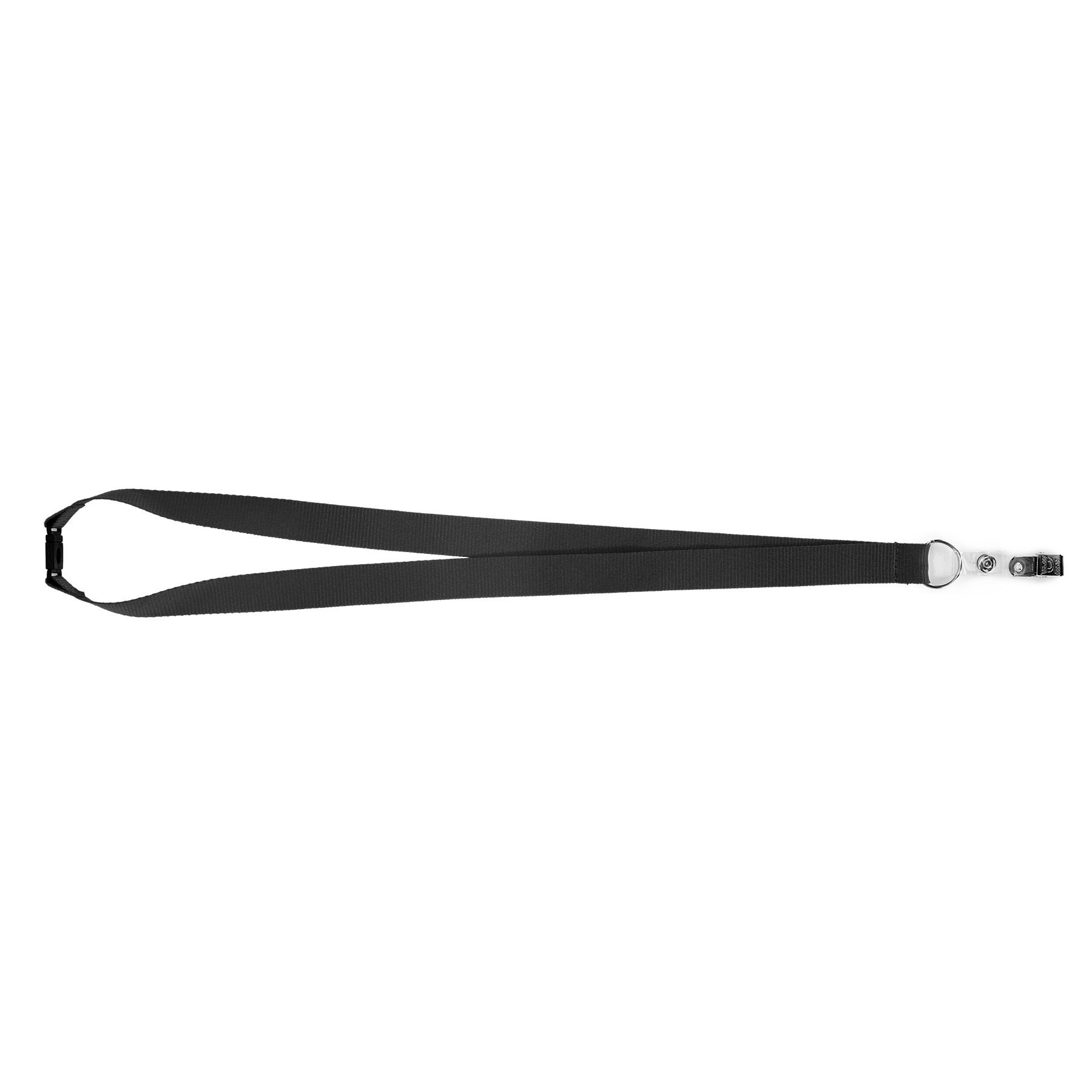 Safety Breakaway Textured Polyester Lanyard — view 2