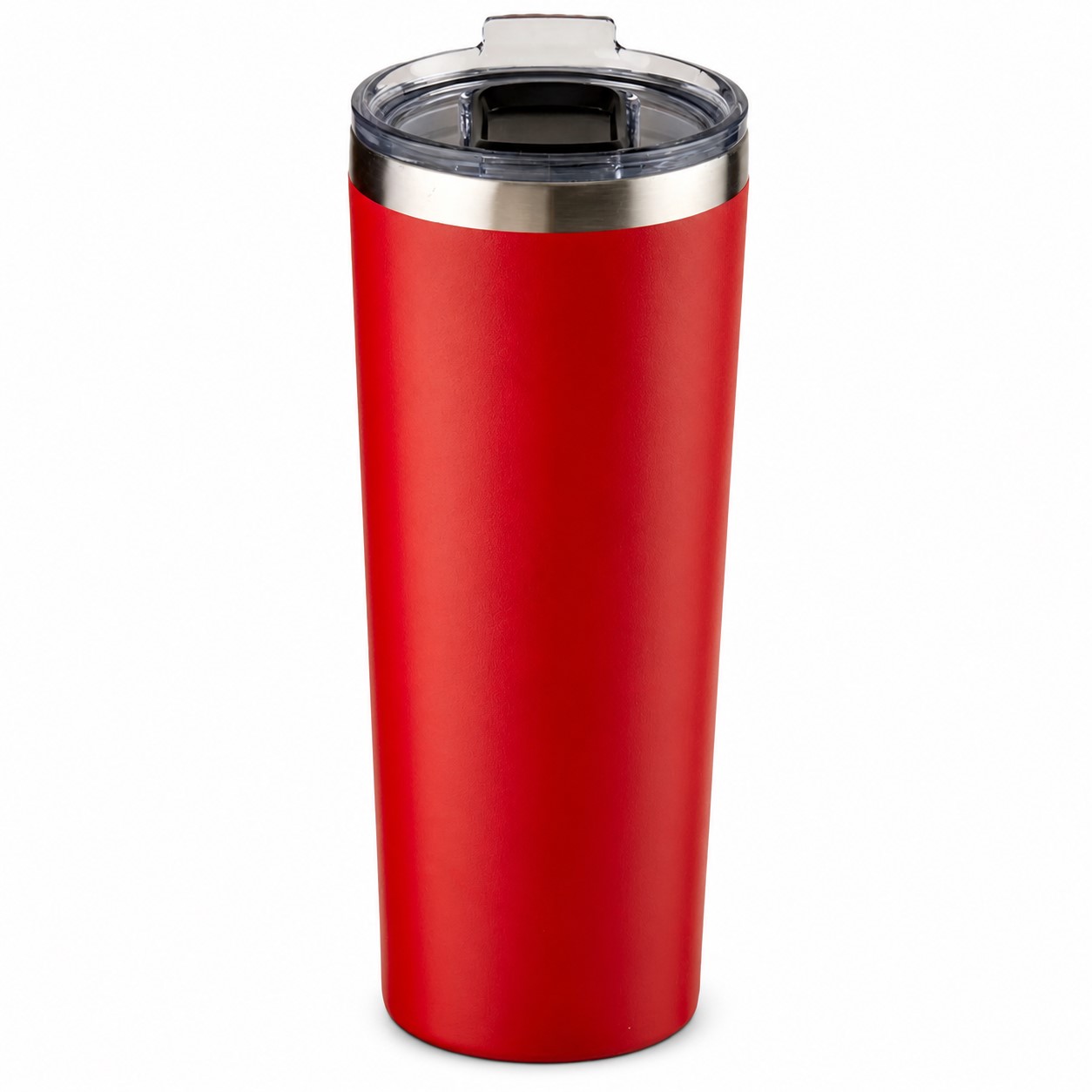 Clear Lid Insulated Stainless Steel Tumbler — view 2