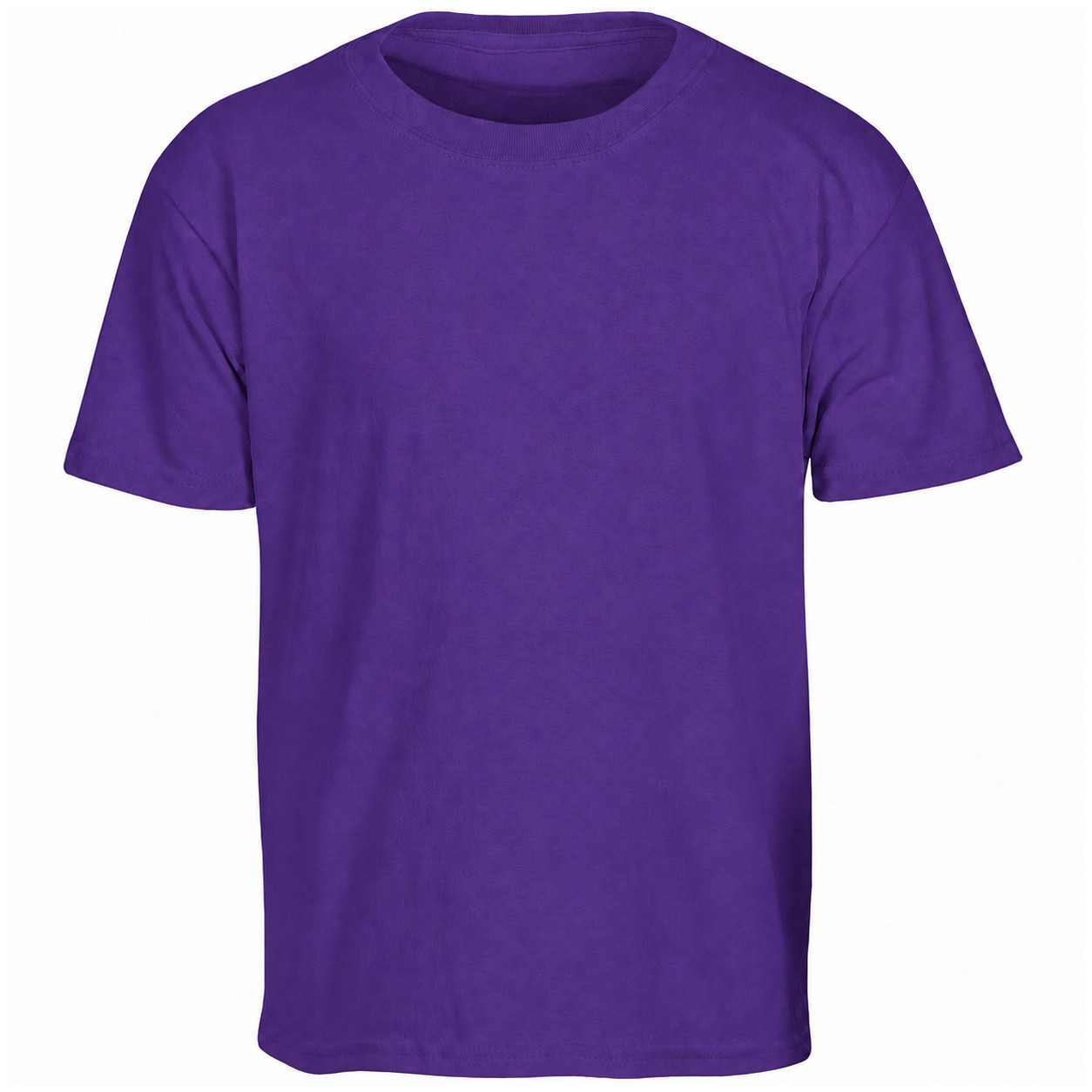Youth Cotton T Shirt — Purple