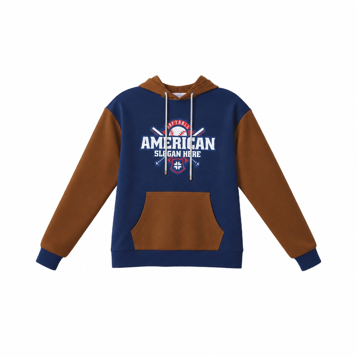 Composite Cotton Athletic Fit Hoodie — Brown